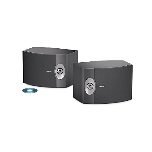 BOSE 301-V Stereo Loudspeakers (Pair) - Black & FS-1 bookshelf